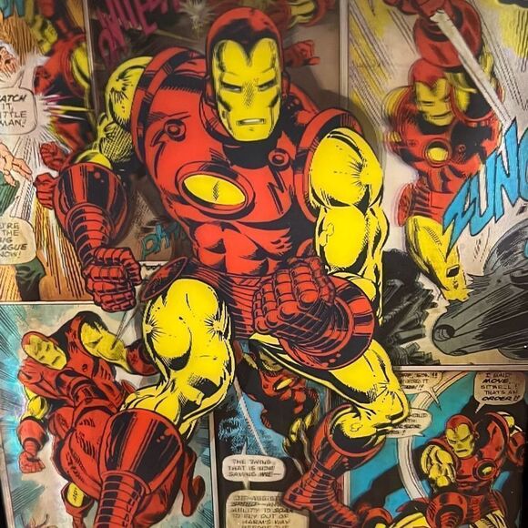 Iron Man 3D holographic shadow box. - Picture 3 of 5